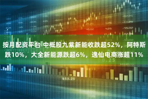 按月配资平台 中概股九紫新能收跌超52%，阿特斯跌10%，大全新能源跌超6%，逸仙电商涨超11%